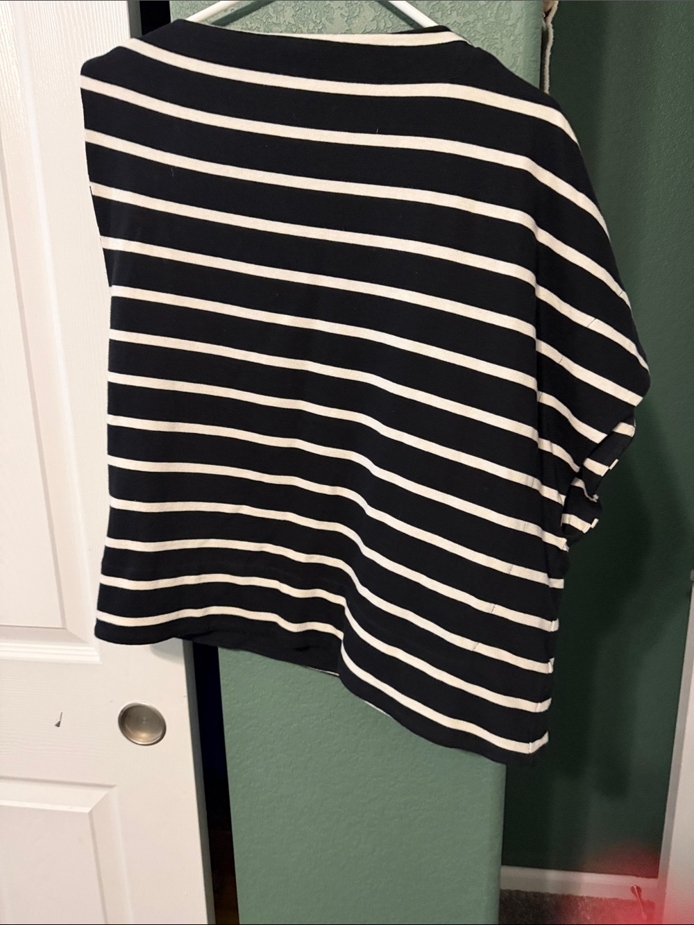 Zara Black and White Striped Tunic - Picture 3 of 4
